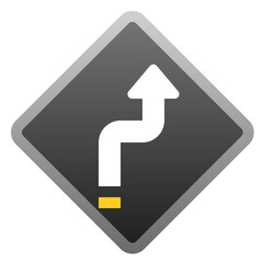 Arrow Road Sign Icon