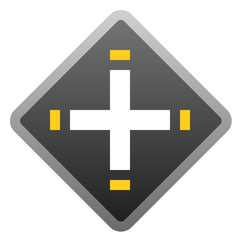 Arrow Road Sign Icon