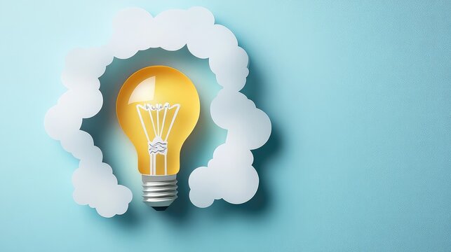 ideas elevating innovation lightbulb