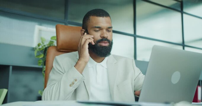 Engaging in a Professional Business Conversation in a Contemporary Office Environment Setting