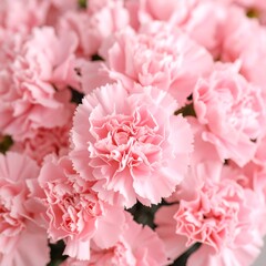 Close-up pink carnations