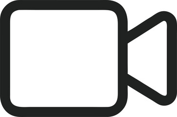 Fototapeta premium Video camera icon symbol movie
