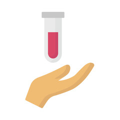 Chemistry experiments Vector Icon which can easily modify or edit