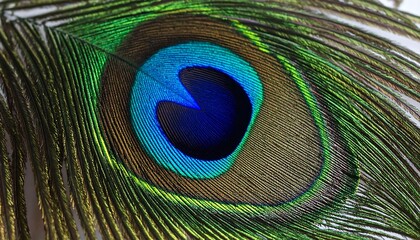 Obraz premium Close-up Peacock Feather
