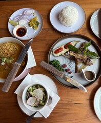 rice with meat and vegetables