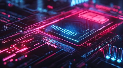 Obraz premium blockchain transforming credit card