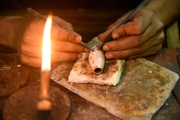 Traditional handmade jewellery in India