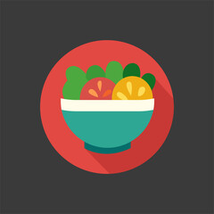 Healthy Food Bowl Icon