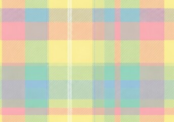 Pastel Plaid Pattern with Soft Colors and Gentle Textures Creates a Calming Visual