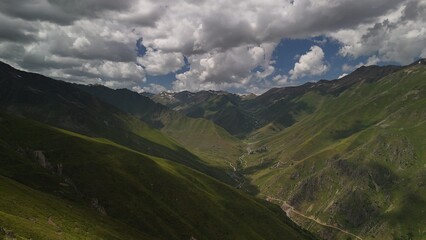 Aerial view of Kaçkar Mountains