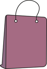 Bazaar-colored shopping bag for shop