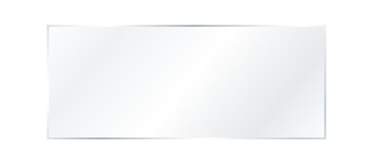 Laptop vector with glass shine, clear plastic and reflective surface png.