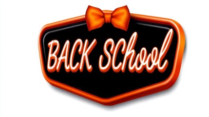 back to school background. Vibrant autumnal imagery perfect for educational promotional material depicting a cheerful return to academic pursuits.