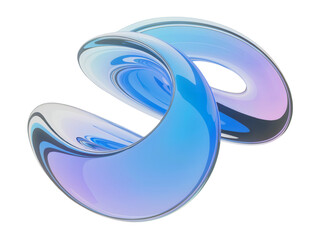 Captivating iridescent fluid form flows with dynamic smooth gradients and ethereal light