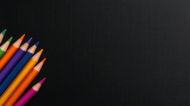 Energetic Back to School Blackboard Design Editable with Bright Poppy Colors. Vibrant classroom chalkboard template ideal for autumn learning a cheerful design featuring lively hues