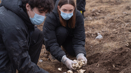 Volunteers Engage in Essential Research by Harvesting Mushrooms, Promoting Sustainability and Biodiversity in Natural Environments through Hands-on Learning and Teamwork
