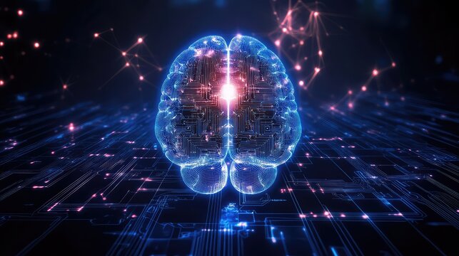 synapse blinking digital brain