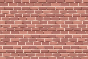 Brick wall texture, masonry background, vintage urban surface, grunge brickwork pattern, exterior facade illustration	