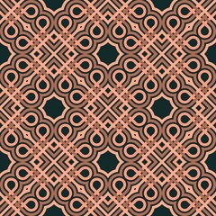 Seamless floral vintage pattern illustration for textile design and decorative tile