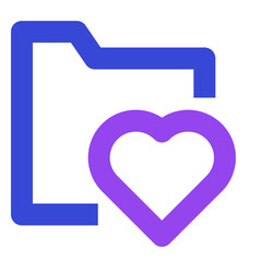 folder two tone icon set