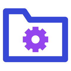 folder two tone icon set