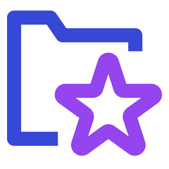 folder two tone icon set