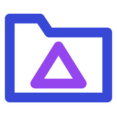 folder two tone icon set