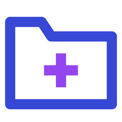 folder two tone icon set