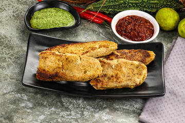 Indian chiken kebab minced meat