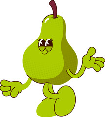 Groovy Pear Mascot
