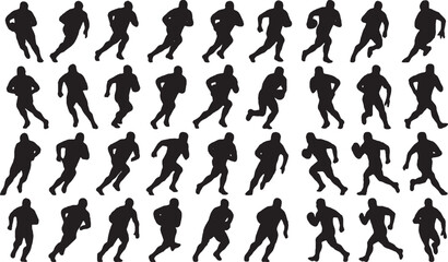 american football silhouette