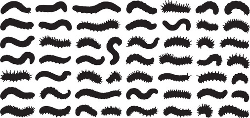 caterpillar silhouette