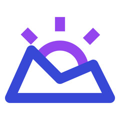 weather two tone icon set