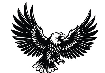 Obraz premium Dynamic advertisement banner featuring a bold red and blue geometric silhouette design with text placeholders