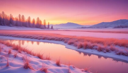 Obraz premium Blur Background. Winter landscape. The texture of the snow. outdoor