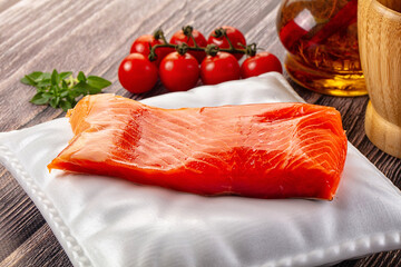 Gourmet salmon red fish fillet