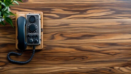 Retro military communication gear with analog dials and vintage handset, perfect for showcasing war history artifacts, old technology aesthetics, military-themed interiors, and archival displays