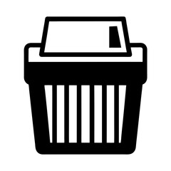 Paper Shredder Machine Icon Vector Flat and Clean