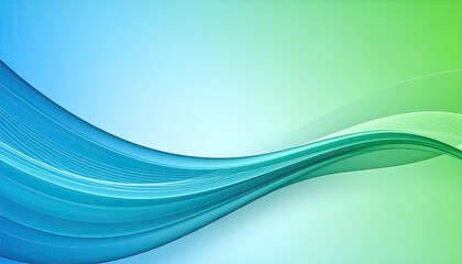 Obraz premium Abstract Background Featuring Elegant Curve and Slope Lines on a Soft Green Blue Gradient with Smooth Color Transitions