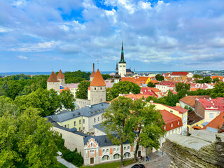 Blick &uuml;ber die Altstadt von Tallinn