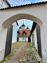 Innenhof in der Altstadt von Tallinn, Estland