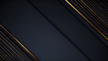 Abstract Dark Background with Gold Overlay and Geometric Pattern