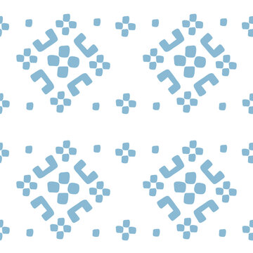 Abstract seamless pattern. Vector banner in flat style. 