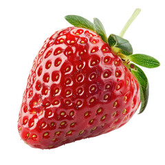 Close-up of a single, ripe strawberry (50)