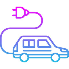 Electric Car Icon