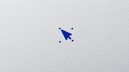 A single blinking cursor on a blank Word document