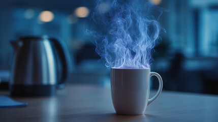 Burnt Tongue from Hot Tea Accident at Office Kettle