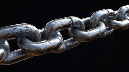 Fototapeta premium steel metal chains