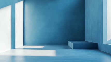 modern presentation template blue