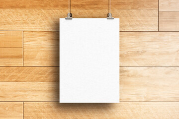 Hanging Poster Mockup Realistic